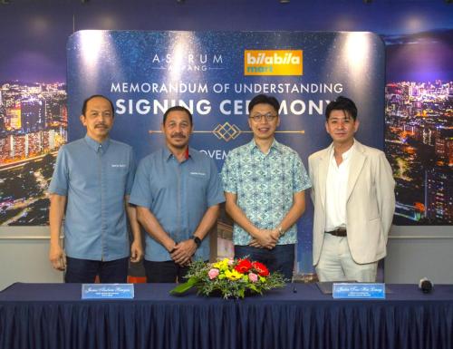 MoU Signing Ceremony between Astrum Ampang and BilaBila Mart